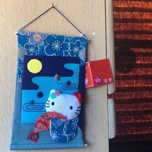 Hello Kitty Geisha wall tapestry